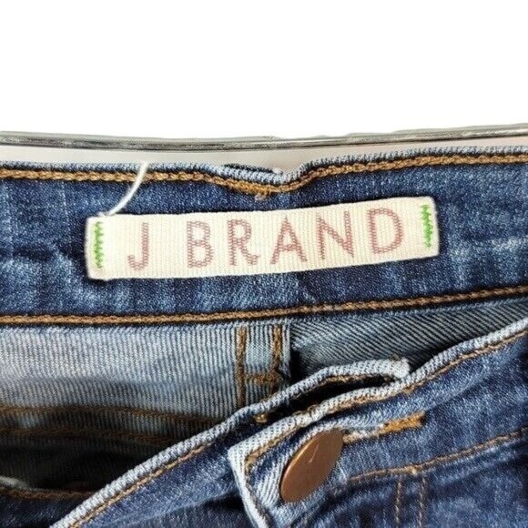 J Brand Womens Skinny Jeans Blue Size 27 Button Zipper Pockets Pure Medium Wash - Picture 6 of 10